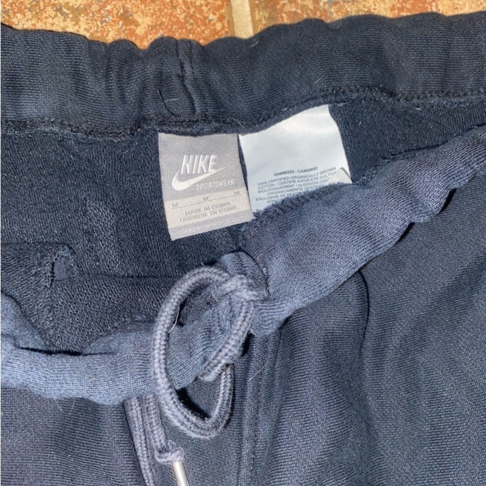 Vtg nike sweat pants black size medium mens